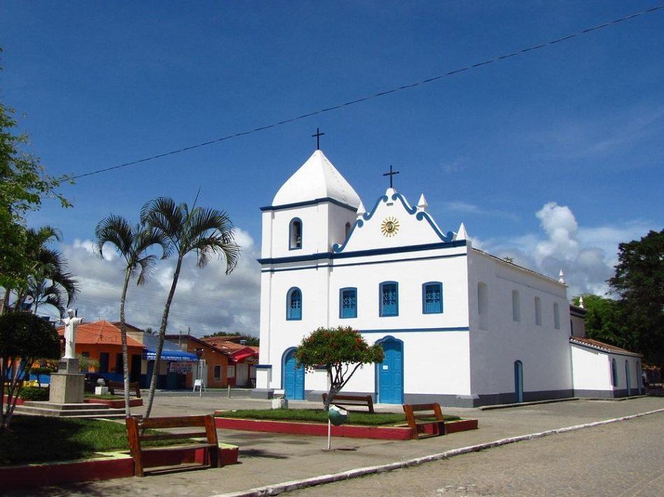 Pousada Mar Azul Prado Bagian luar foto